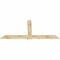 Ekena Millwork Eugene Rough Sawn Timber Gable Bracket, Douglas Fir, 84"W x 38"H x 2"D x 6"F, 11/12 Pitch GBW084X38X0206EUG00RDF - alternate 5